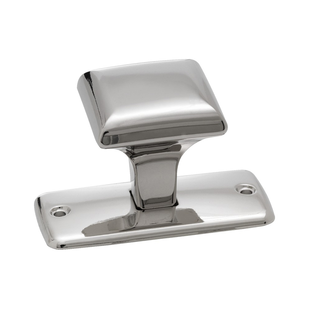 Knopp Beslag Design Platta 25568 Förnicklad