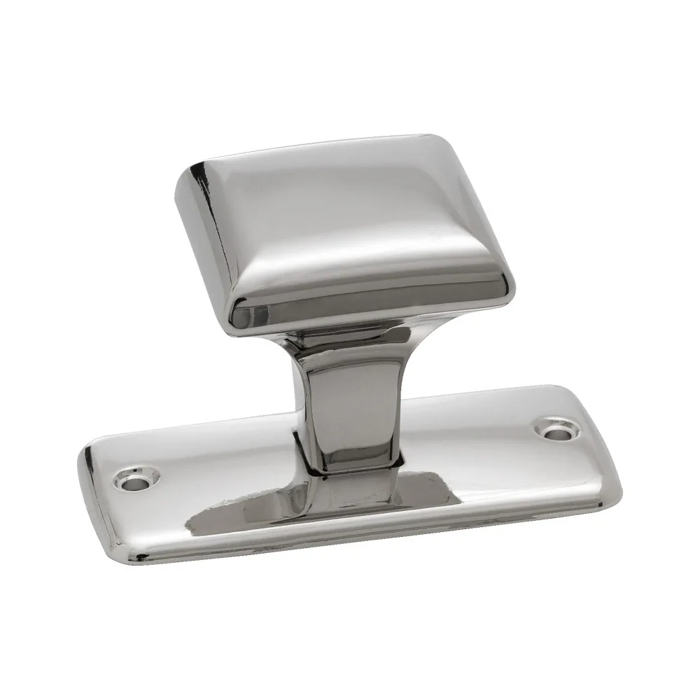 Knopp Beslag Design Platta 25568 Förnicklad