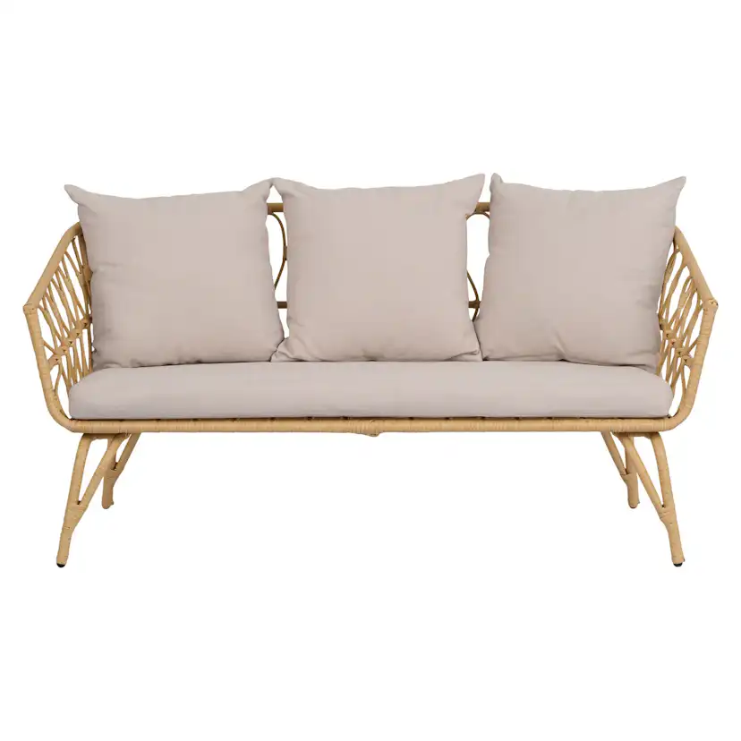 Loungeset ENVY DESIGN Magrethe Utemöbler med Dynor i Rotting