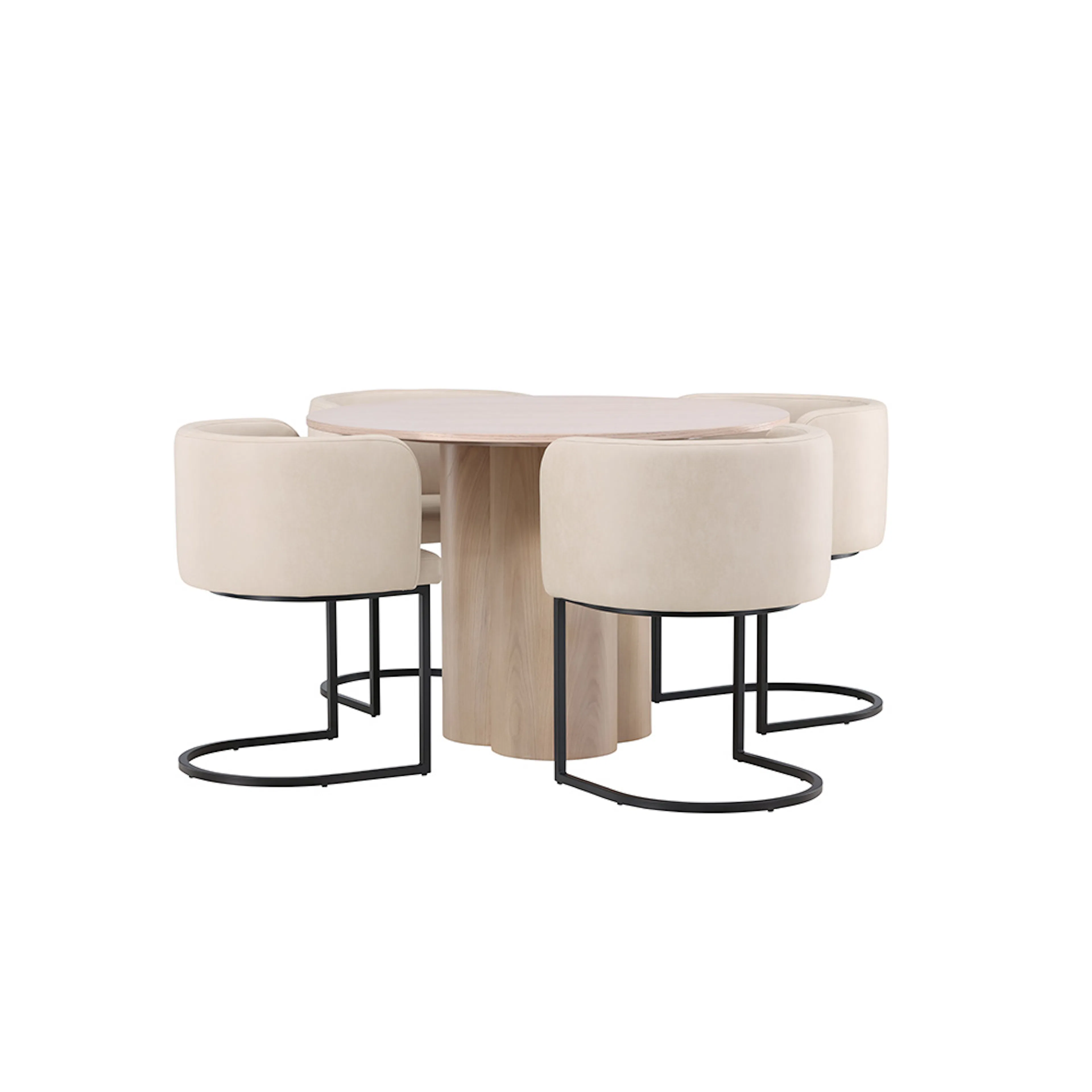 Matgrupp Venture Home Olivia med 4 Simrishman Stolar