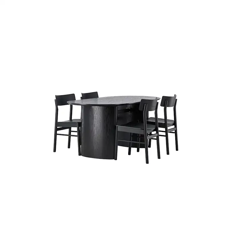 Matgrupp Venture Home Isolde med 4 st Montros stolar