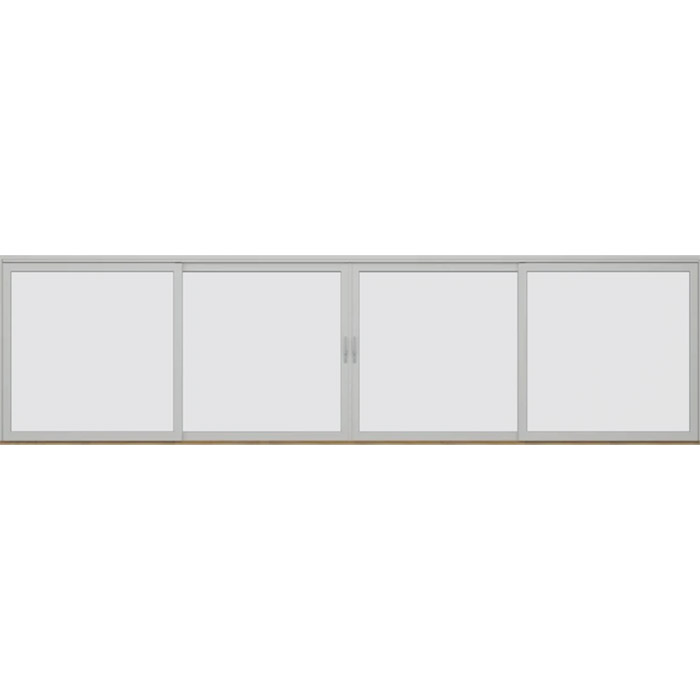 Skjutpartier Elitfönster Aluminium 4-delad