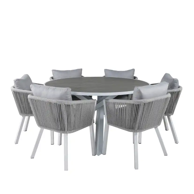 Matgrupp Venture Home Pincy med 6 Virya Matstolar