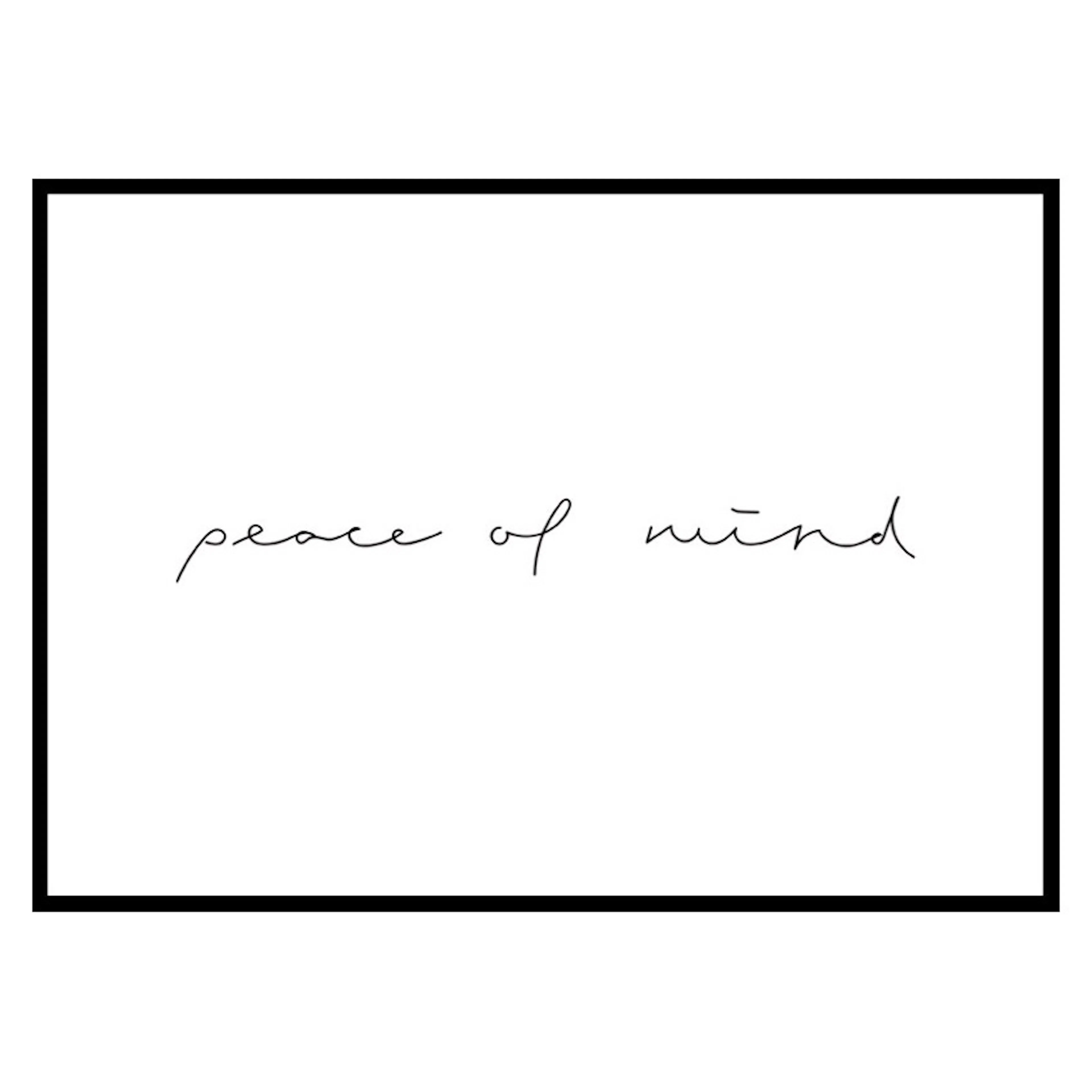 Poster Gallerix Peace of mind