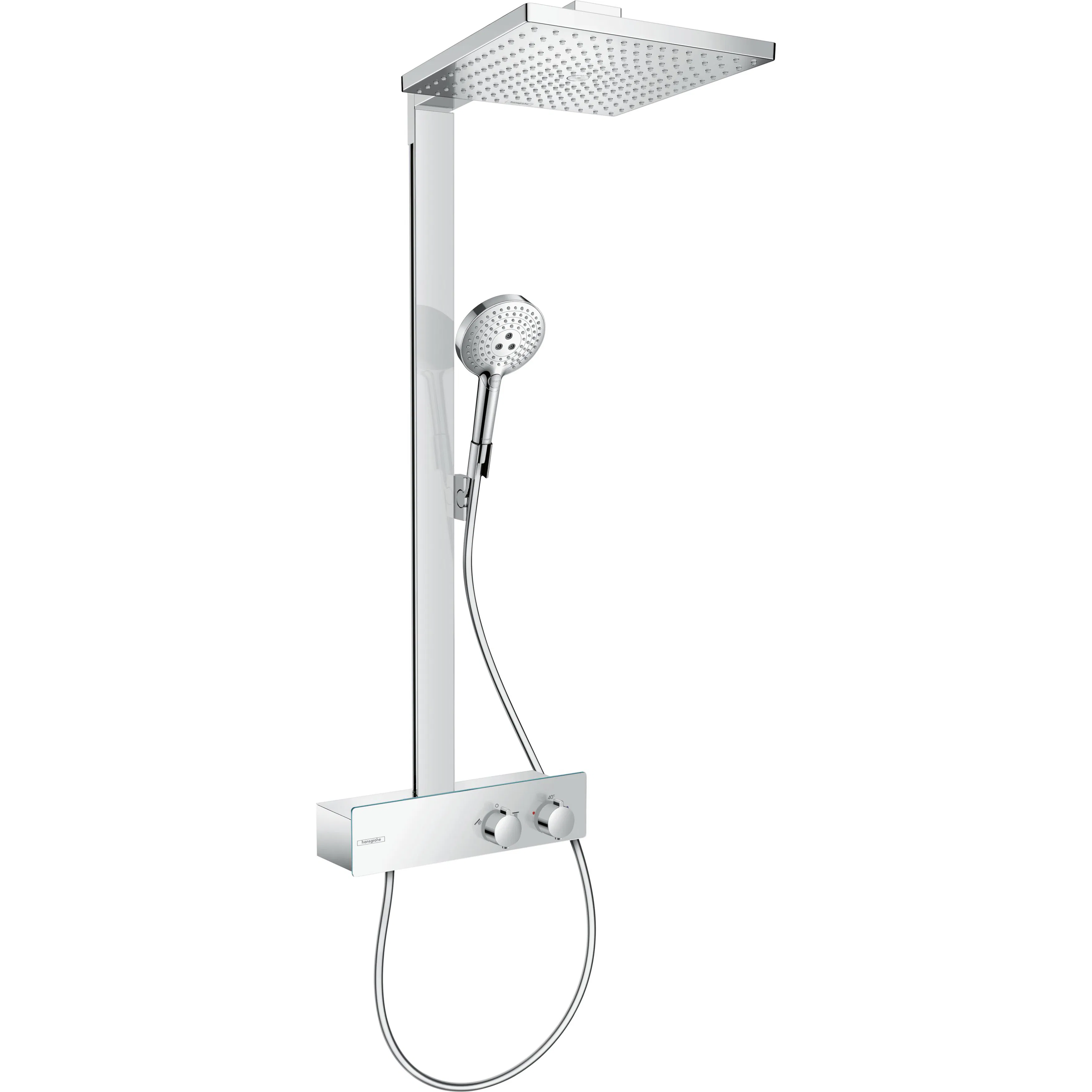 Raindance E Showerpipe 300 1jet med ShowerTablet 350 Utan EcoSmart
