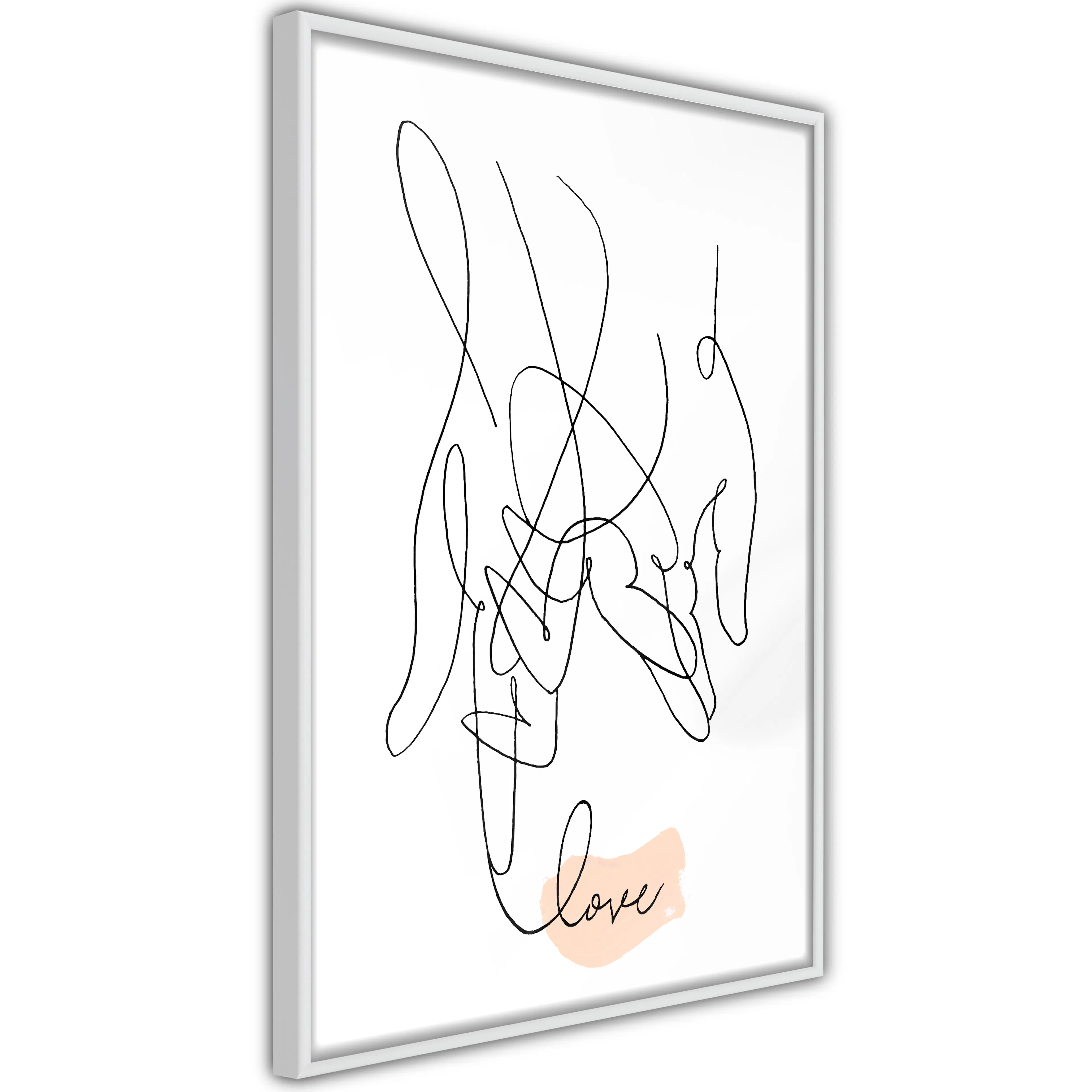 Poster Artgeist Affisch Tangled Love