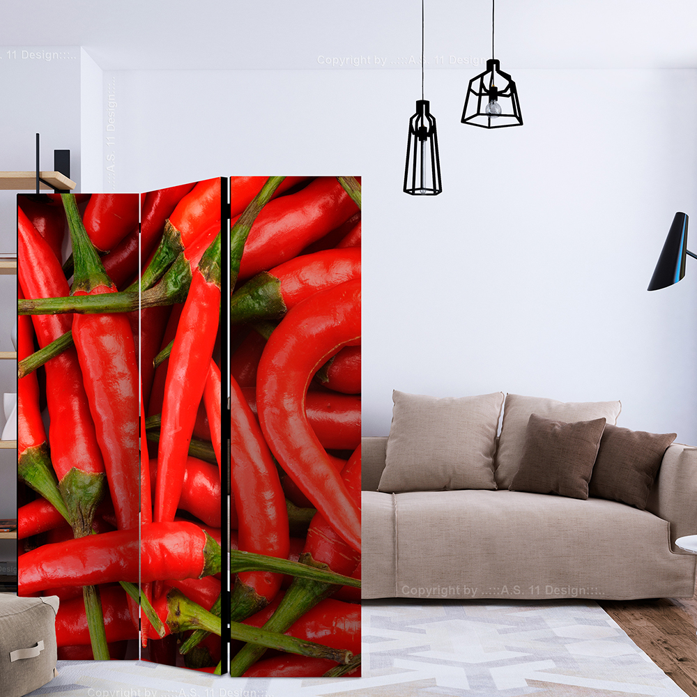 Rumsavdelare Arkiio Chili Pepper Background 135x172 cm