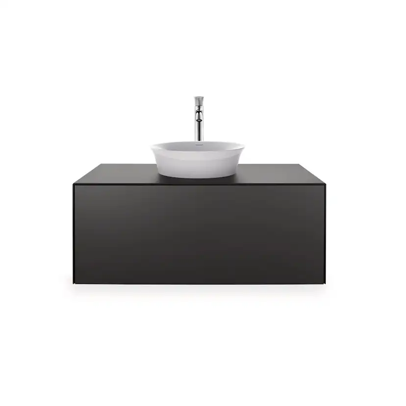 Tvättställ Duravit White Tulip för Placering på Bänkskiva Vit Högblank 430 mm