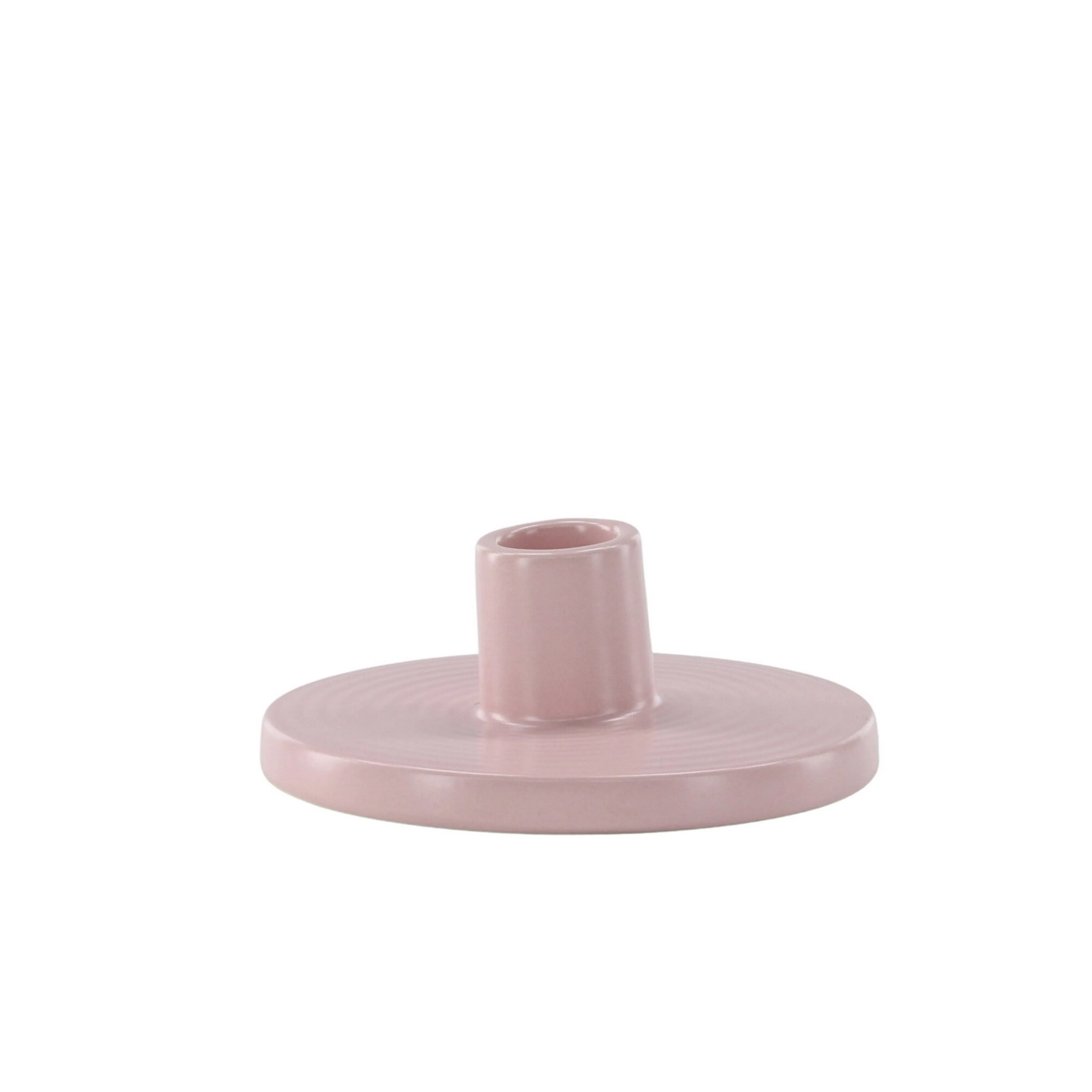 Bette Candlestick -  Light pink -  W12*H5cm Ljusrosa
