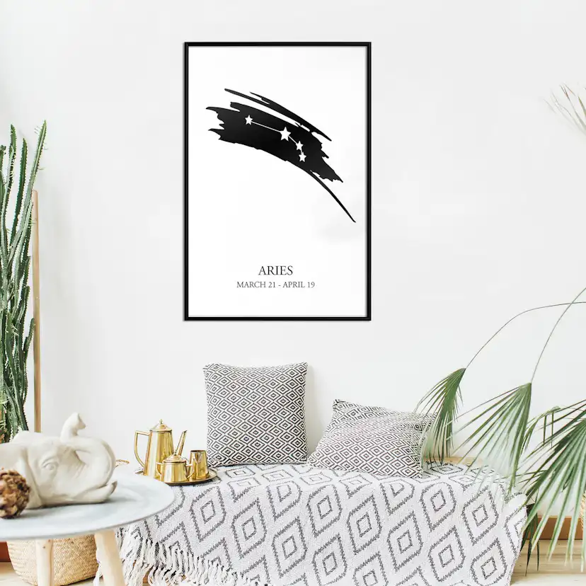 Poster Artgeist Affisch Zodiac Signs Aries