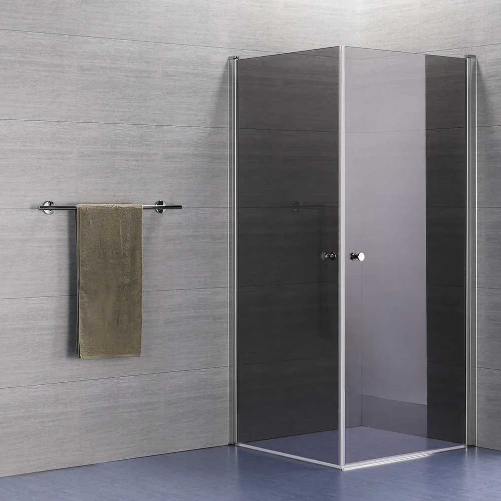 DHÖRN LUSSO1 HT1 RAK 70X90 GR LxB: 700x900 mm, Gråtonat glas, Handtag 1