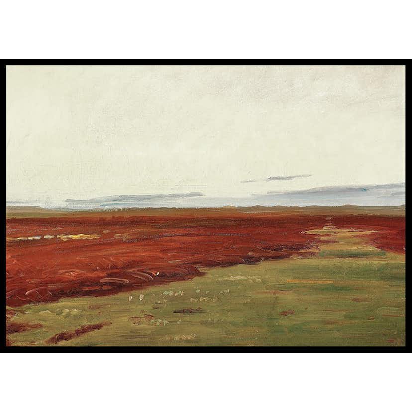 Poster Gallerix Solnedgang Over Brovandene Ved Skagen By Michael Ancher