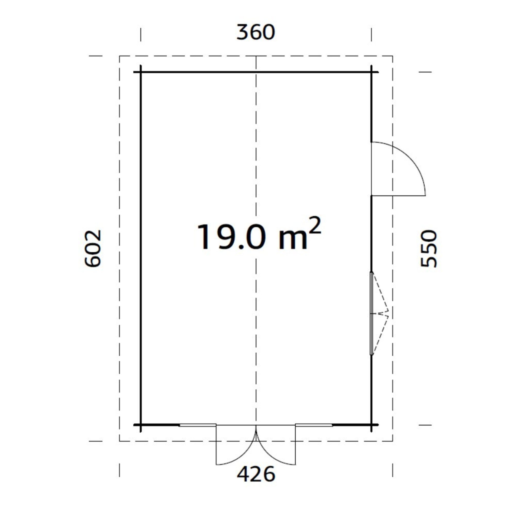 Stuga Palmako Irene 19,8 m2
