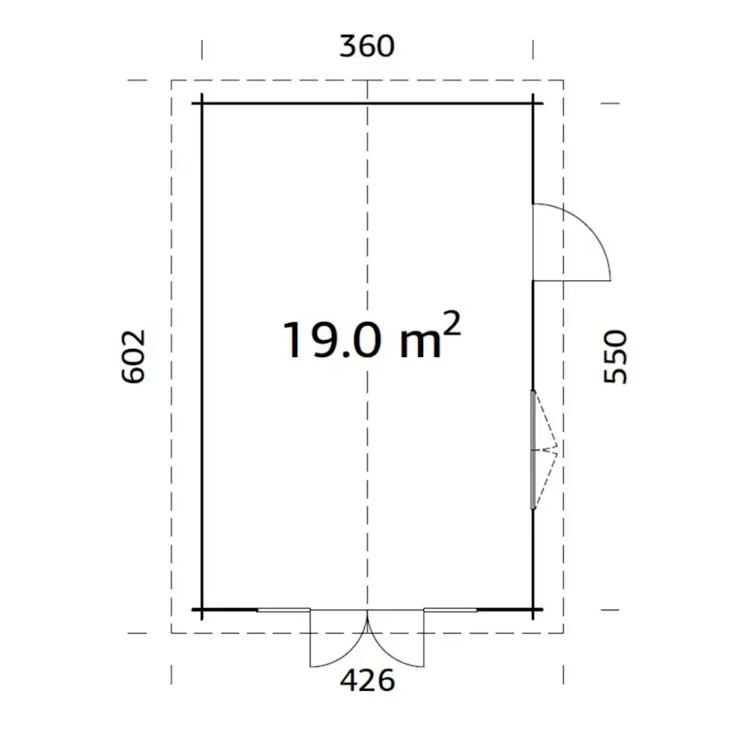 Stuga Palmako Irene 19,8 m2