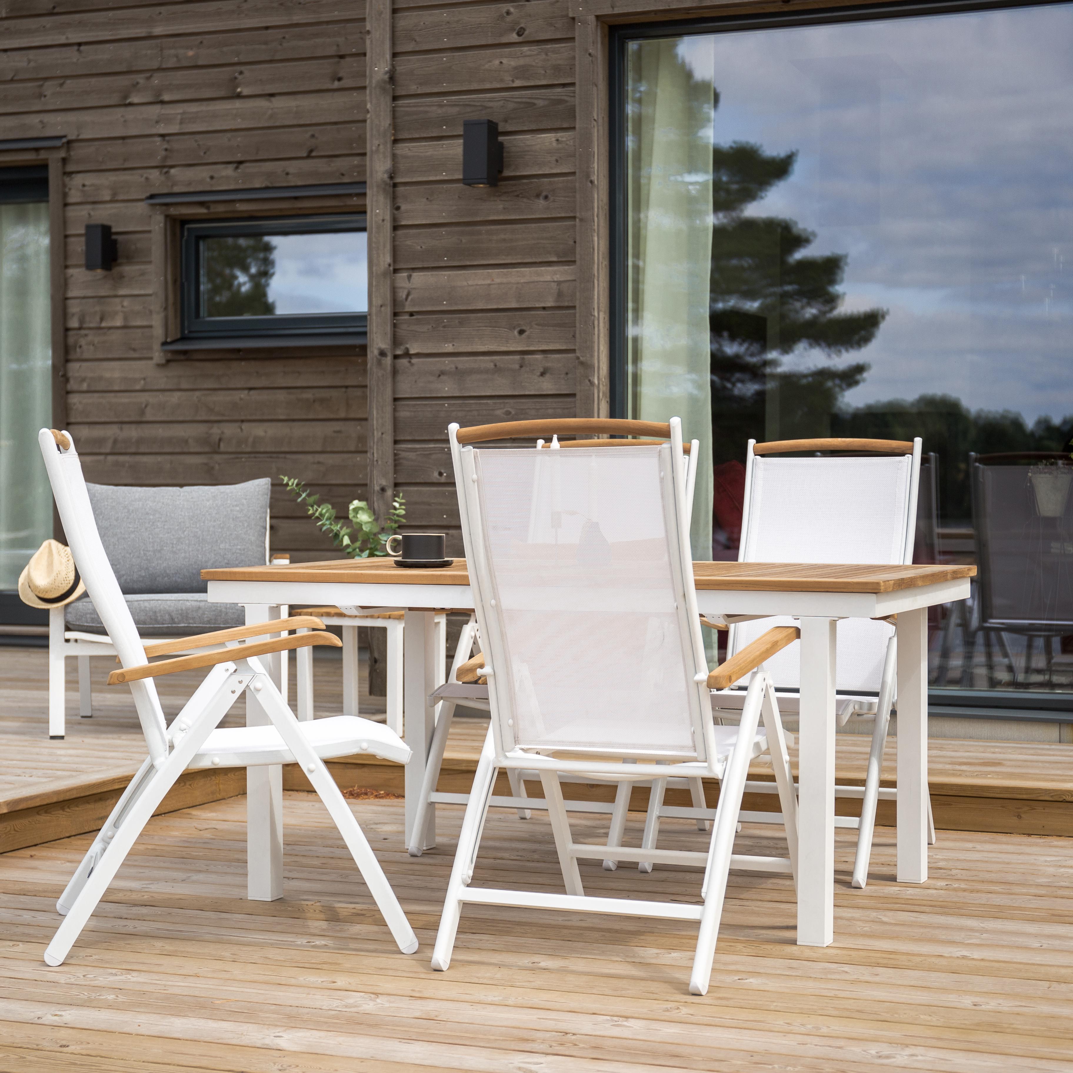 Matgrupp Venture Home Perla 160/240 med 4 Stolar