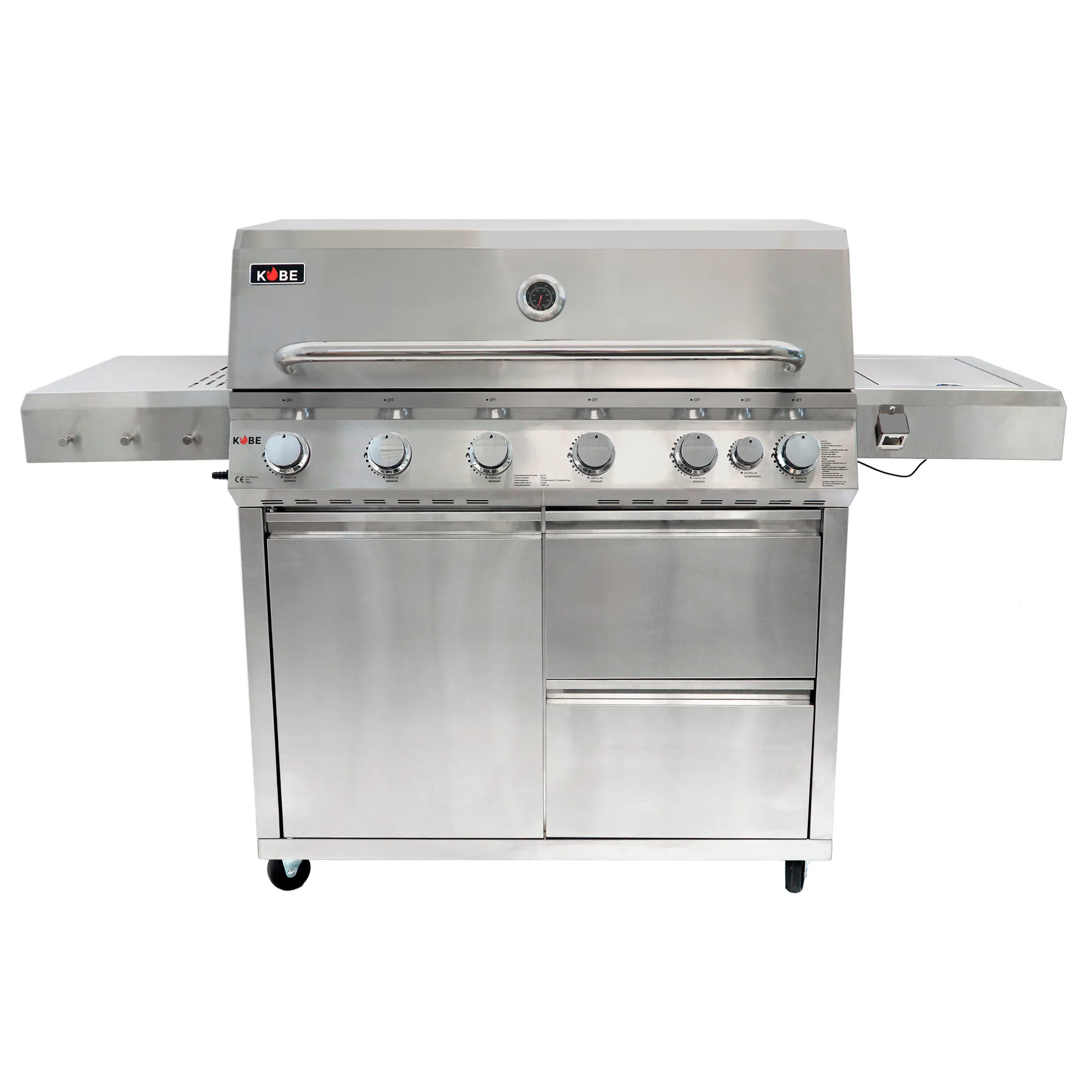 Gasolgrill Kobe Premium 6+1 RST Grå