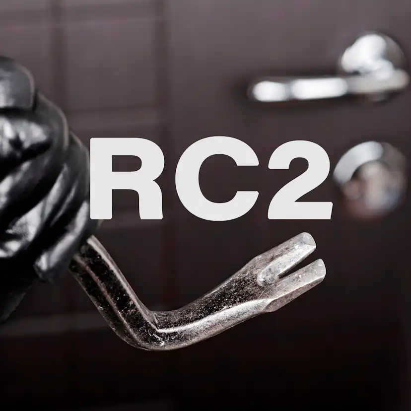 Säkerhetsklass RC2 Leksandsdörren Tät Dörr