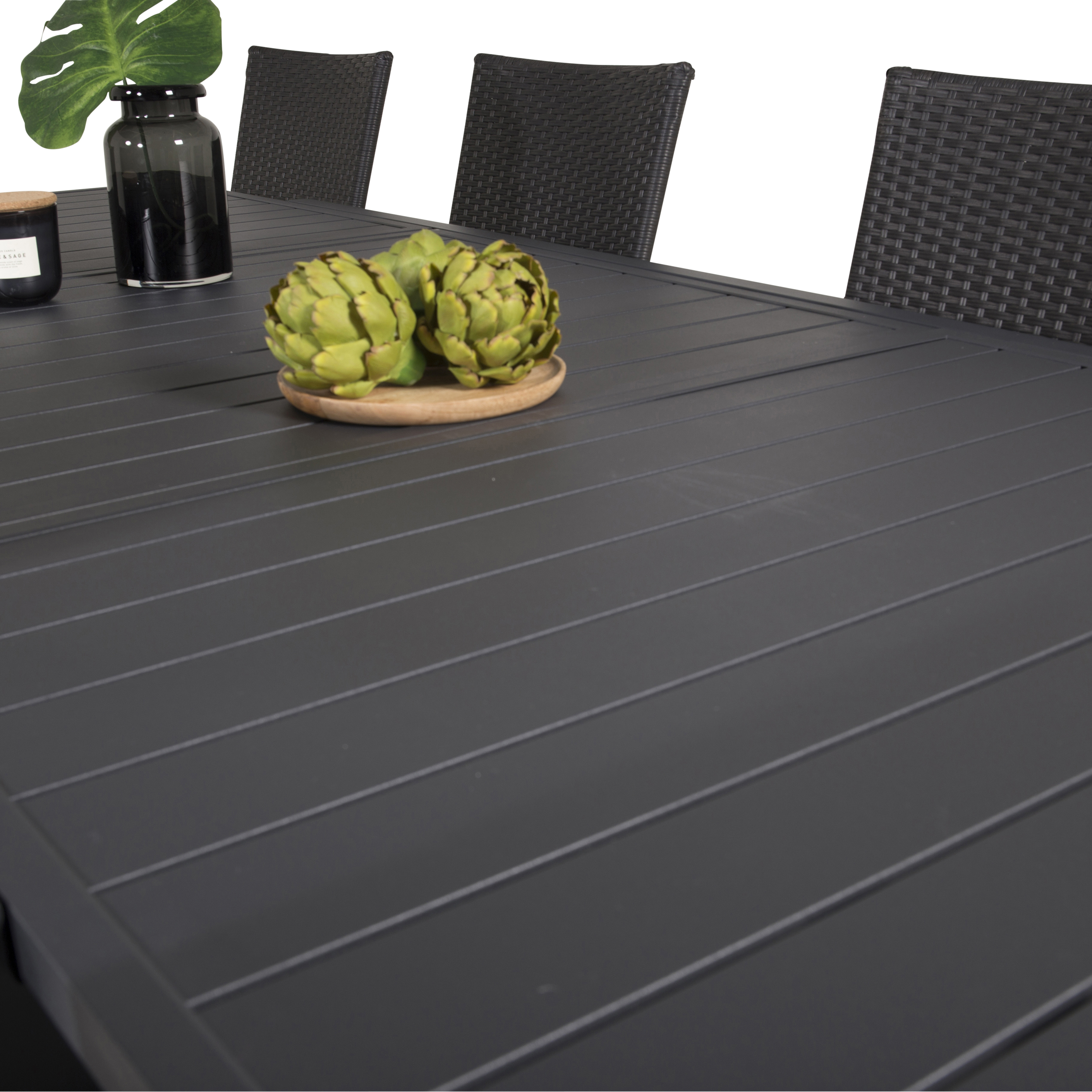 Matgrupp Venture Home Madrid 160/240 med 8 Asta Stolar
