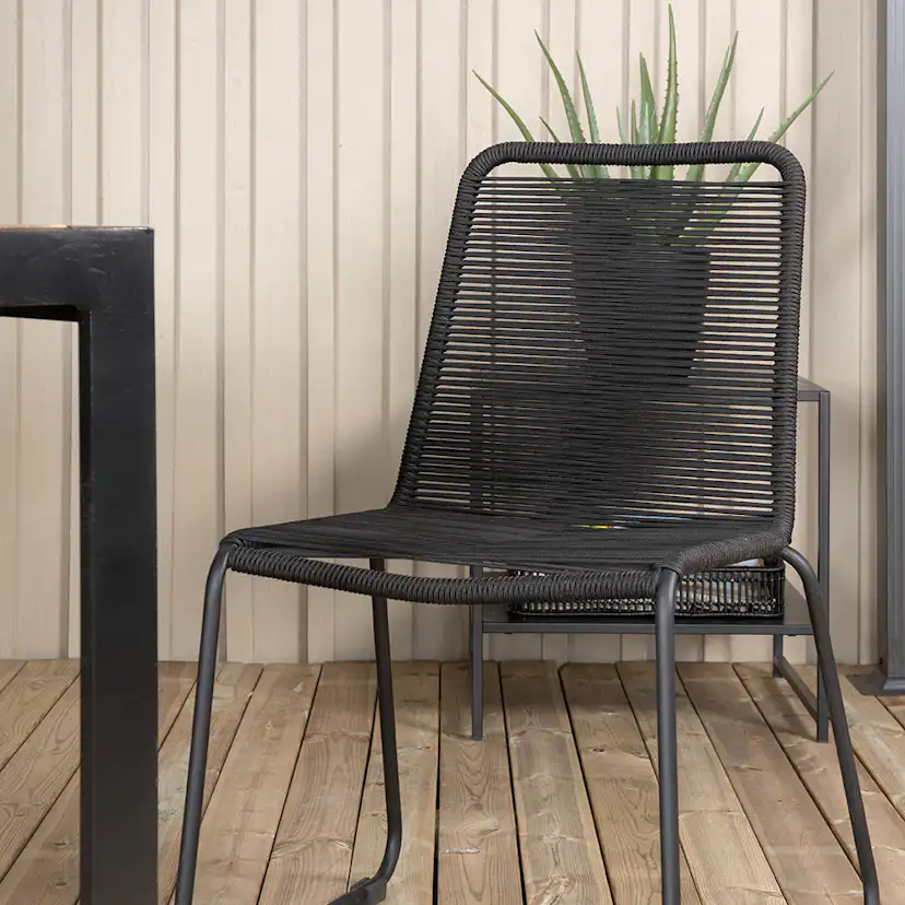 BoisDiningtable205*90cm-LindosStackingChair-LatteRope_6 Beige
