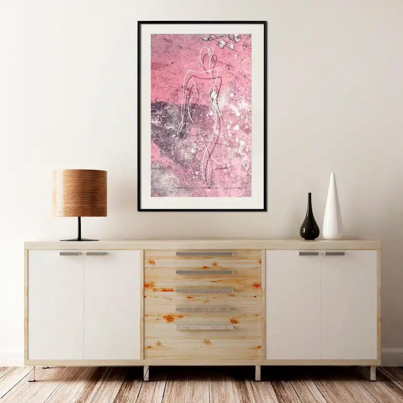 Poster Artgeist Affisch Marble Shape