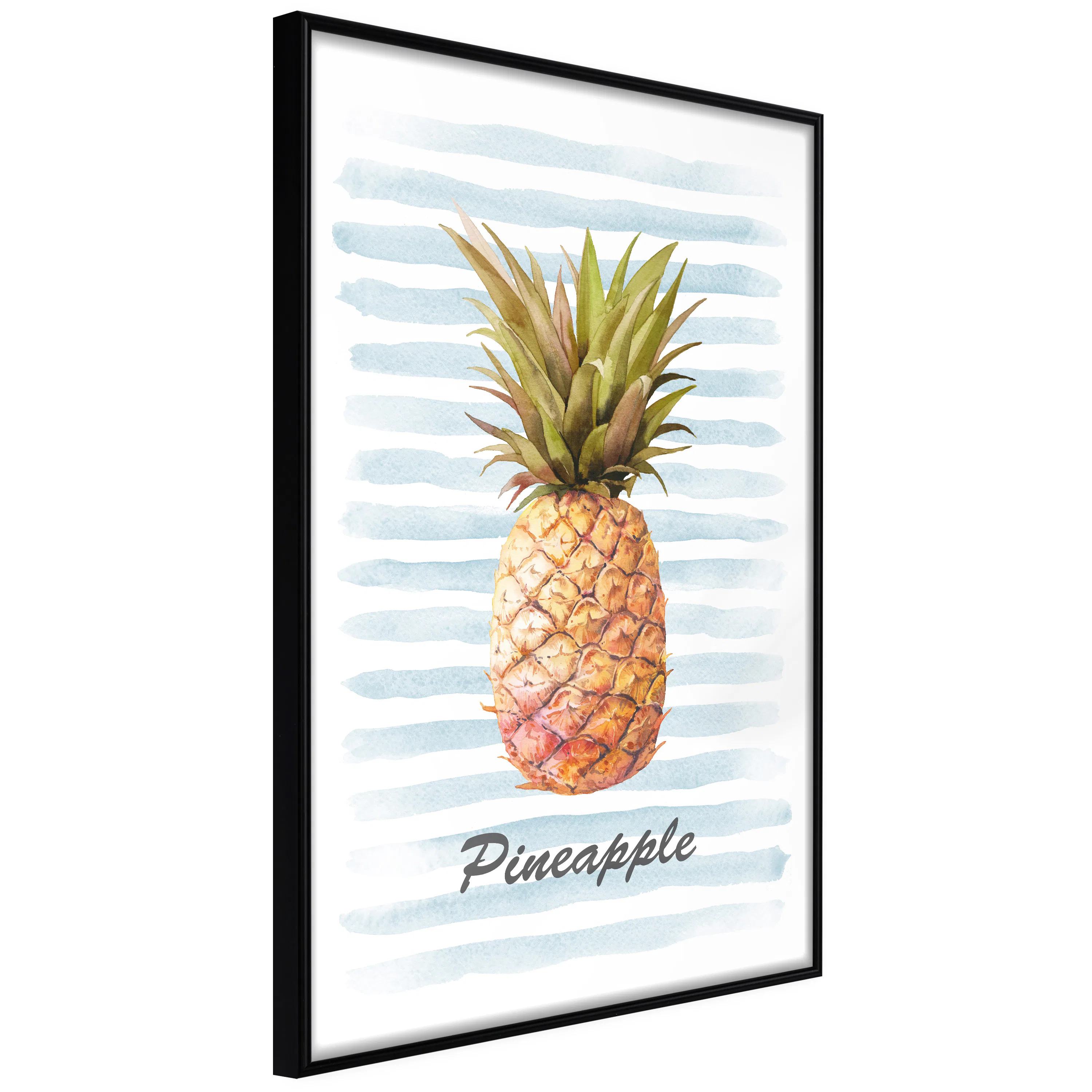 Poster Artgeist Affisch Pineapple and Stripes