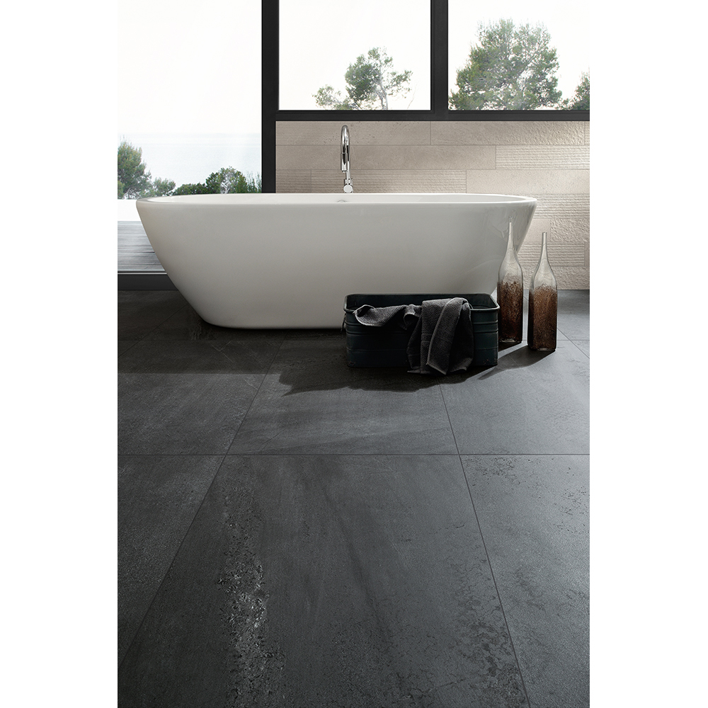Klinker Coem Ceramiche Brit Stone Graphite Grå 30x30 cm Matt