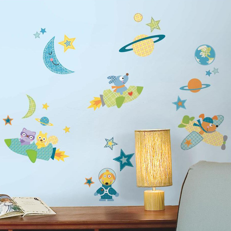 Väggdekor RoomMates Rocket Dog