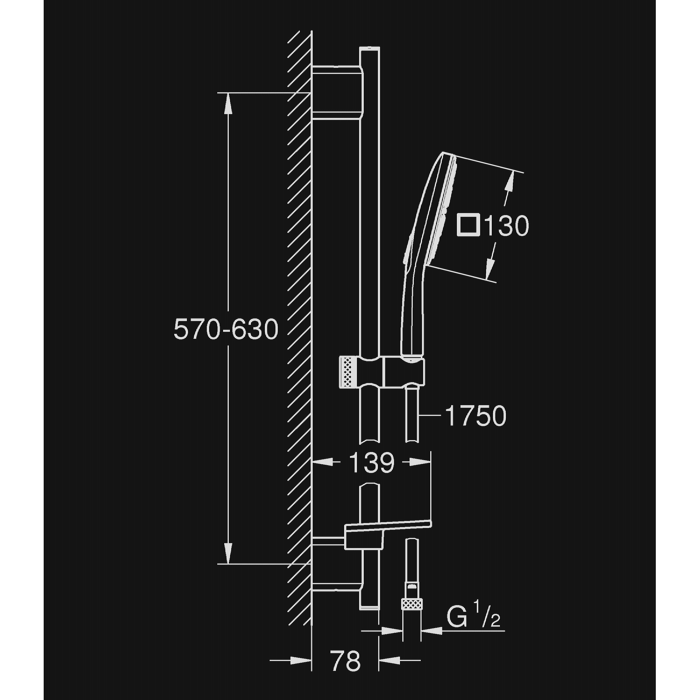 Duschset Grohe Vitalio SmartActive Cube 130