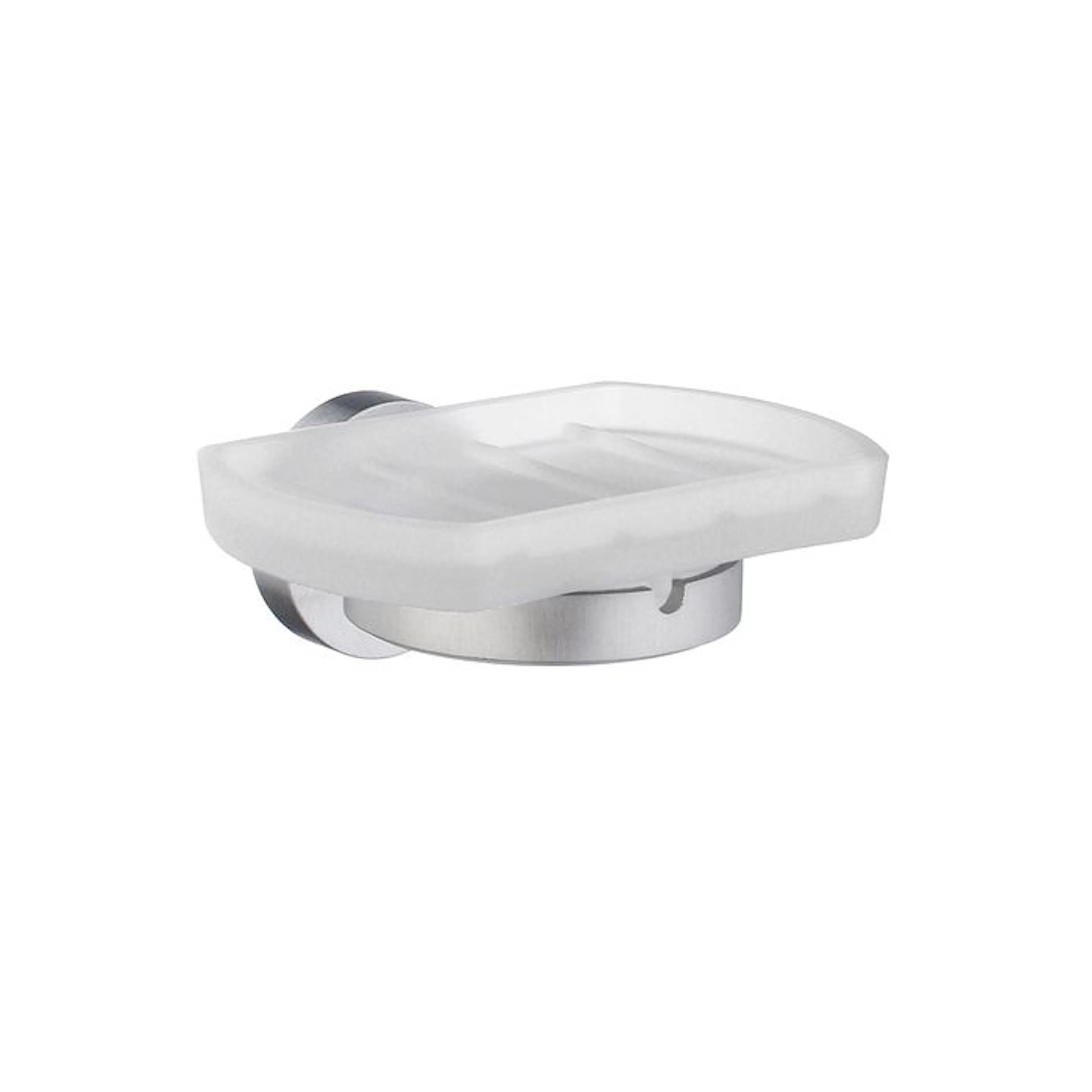Tvålkopp Smedbo Home HS342 Krom/Frostat Glas