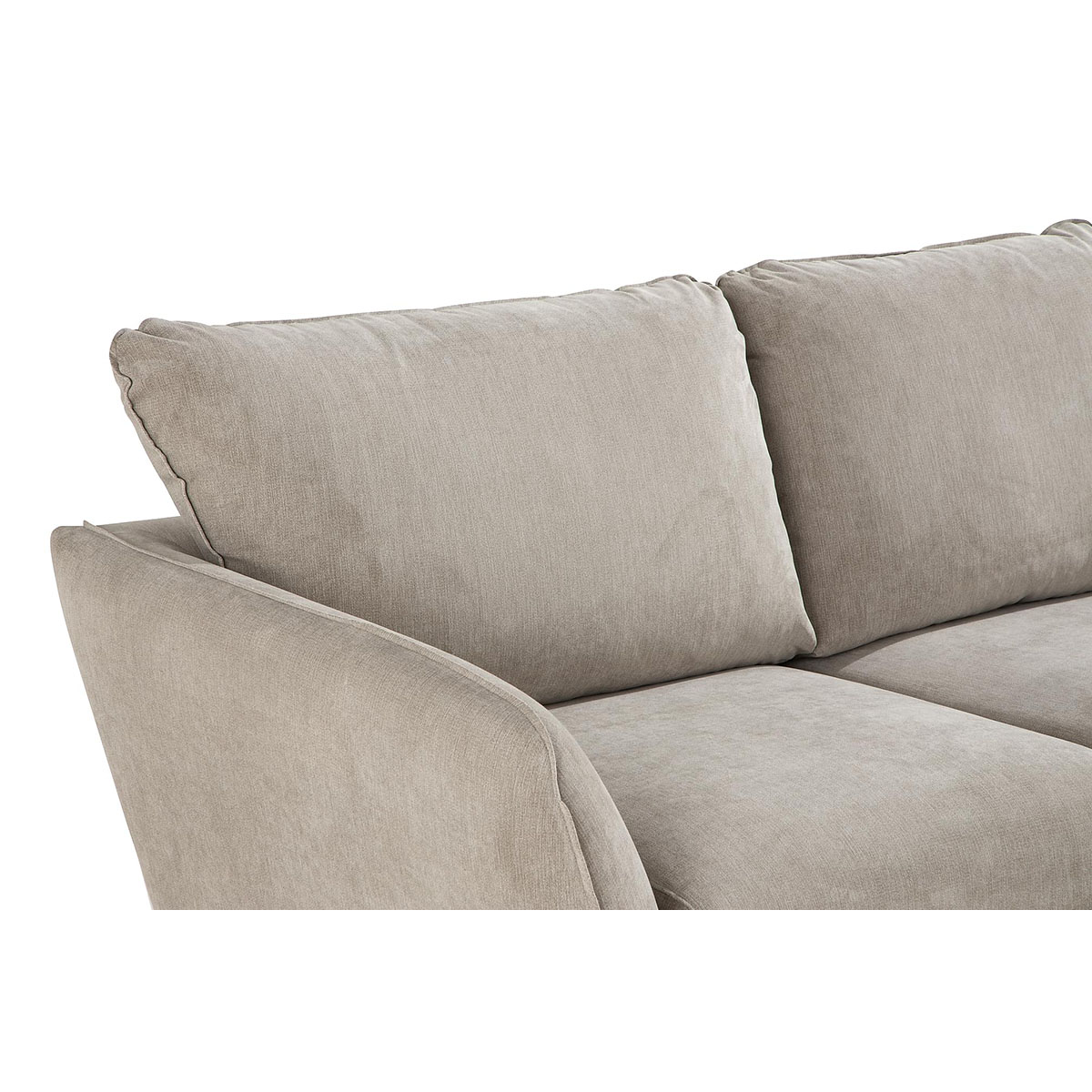 Trend Lyx 3-sits Divansoffa Vänster Svarta ben