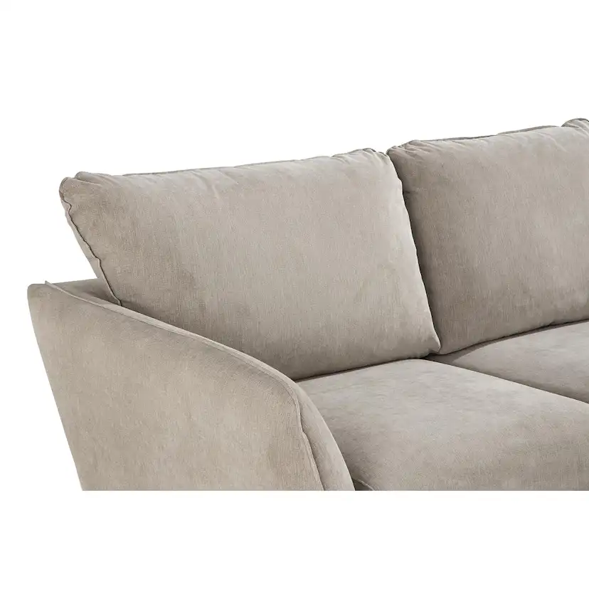 Trend Lyx 3-sits Divansoffa Vänster Svarta ben