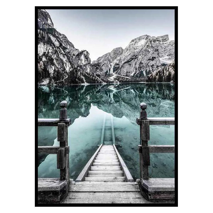 Poster Gallerix Braies Lake No3