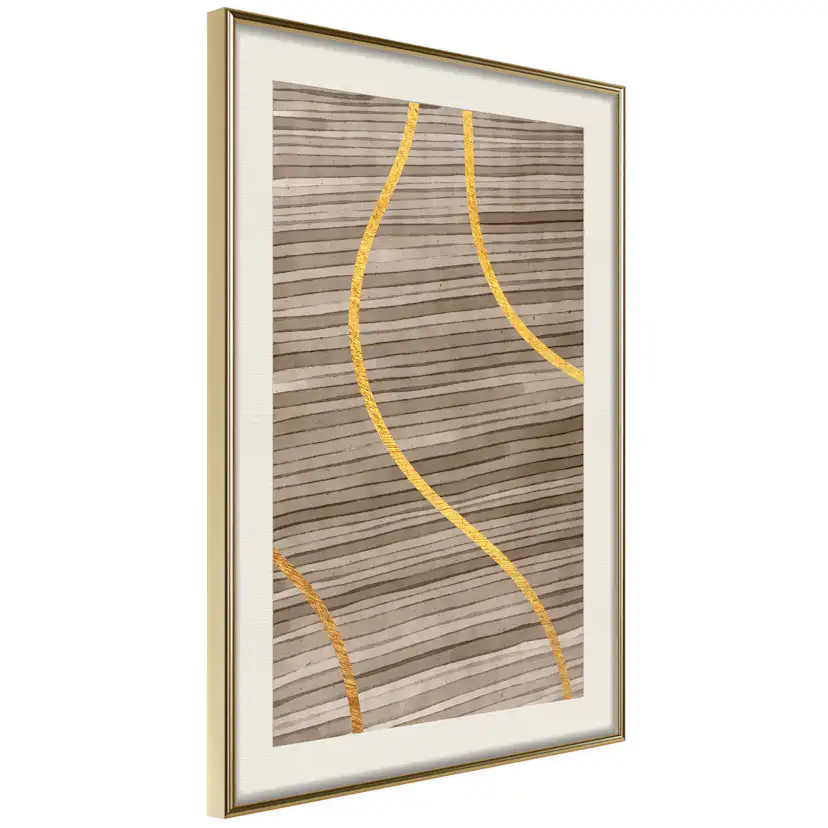 Poster Artgeist Affisch Watercolour and Gold