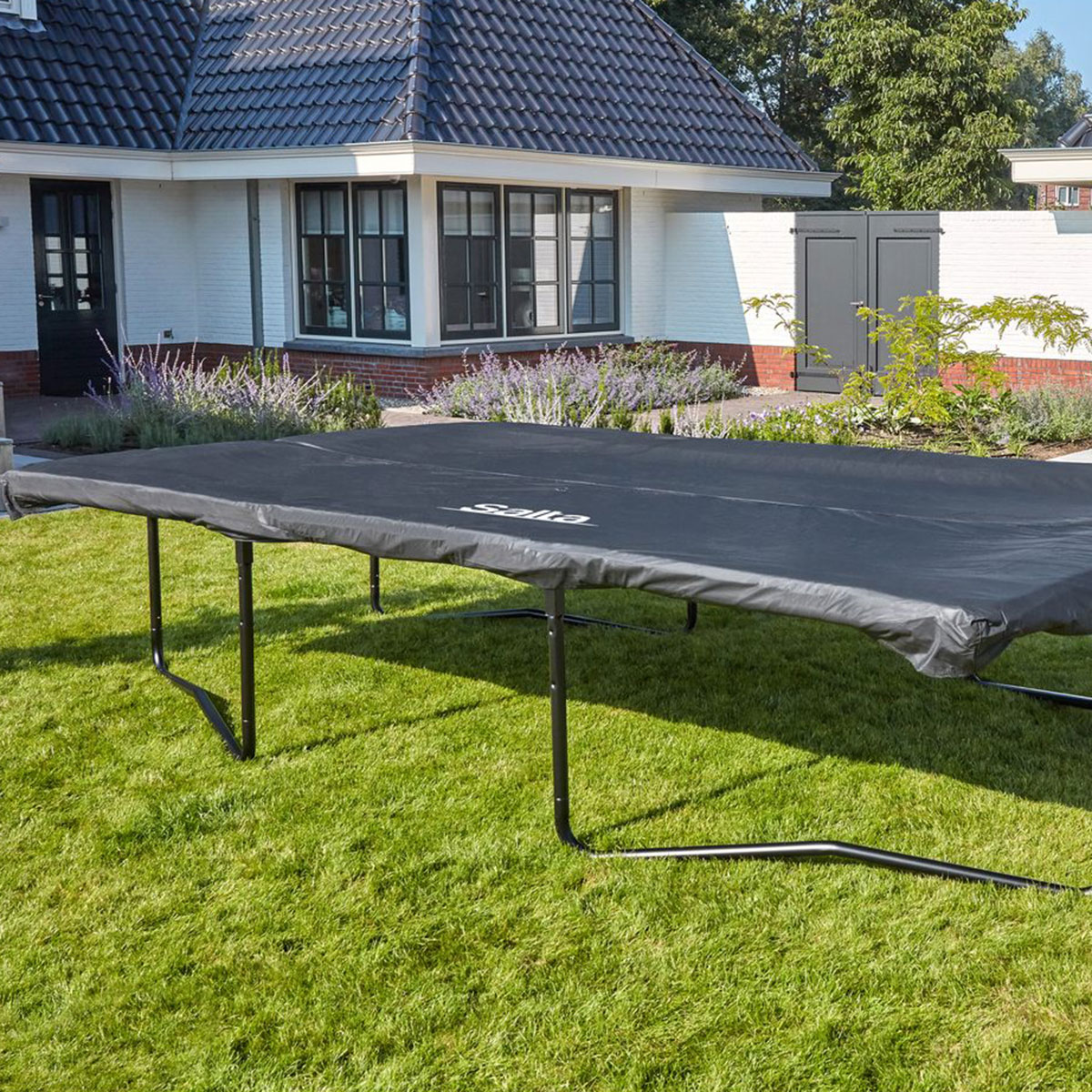 Skyddsöverdrag Salta Svart Till Studsmatta 244x366 Cm