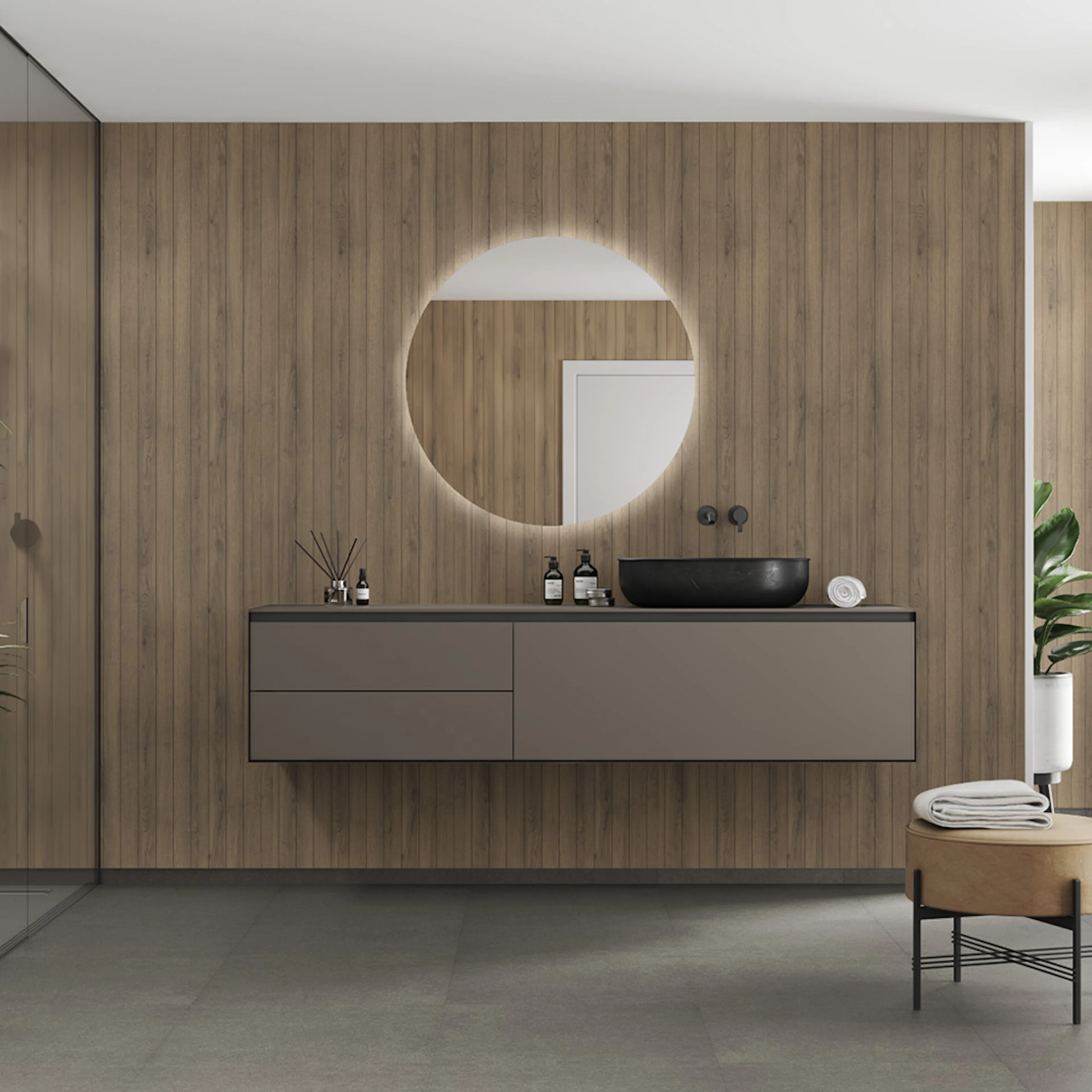 Våtrumsskiva Fibo 2164-M0500 Pure Oak 10x620x2400 mm