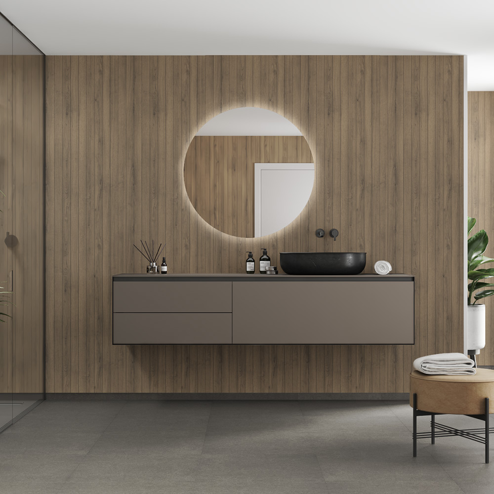 Våtrumsskiva Fibo 2164-M0500 Pure Oak 10x620x2400 mm