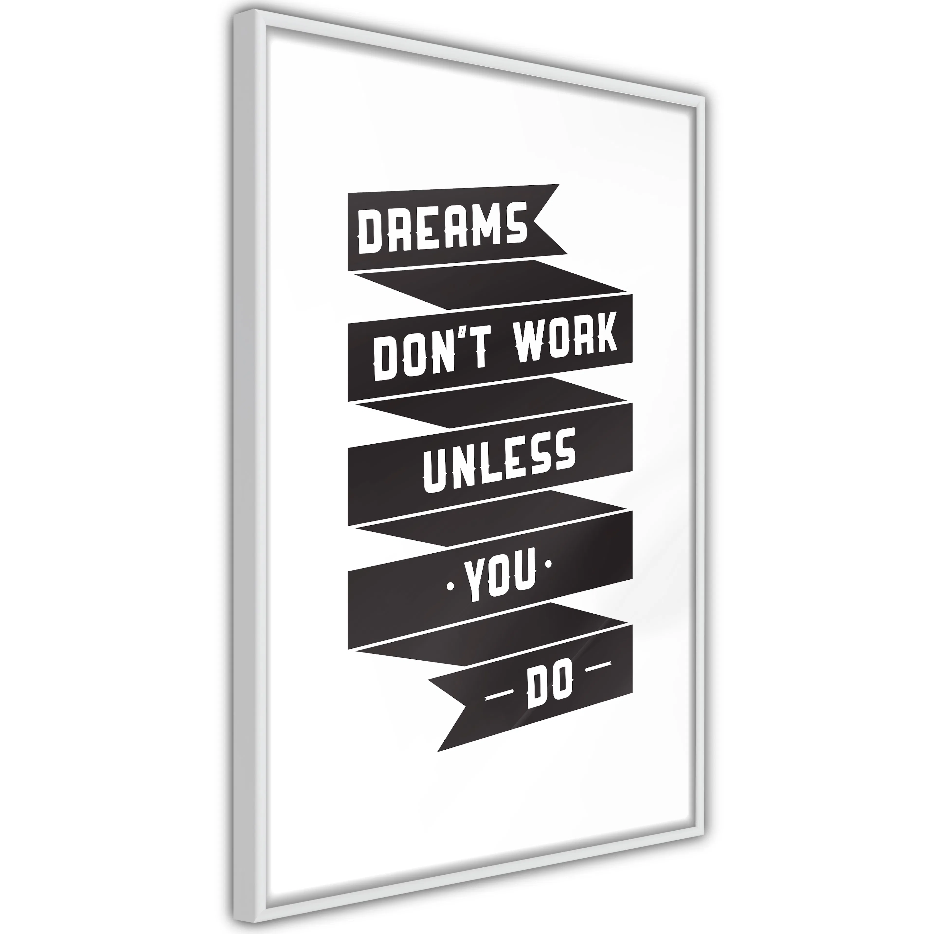 Poster Artgeist Affisch Dreams don't work