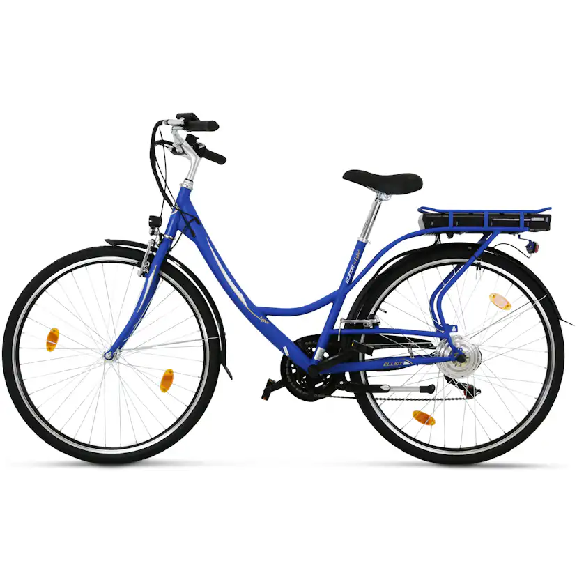 Elcykel Lyfco Dam 28" med Cykeldator Blå