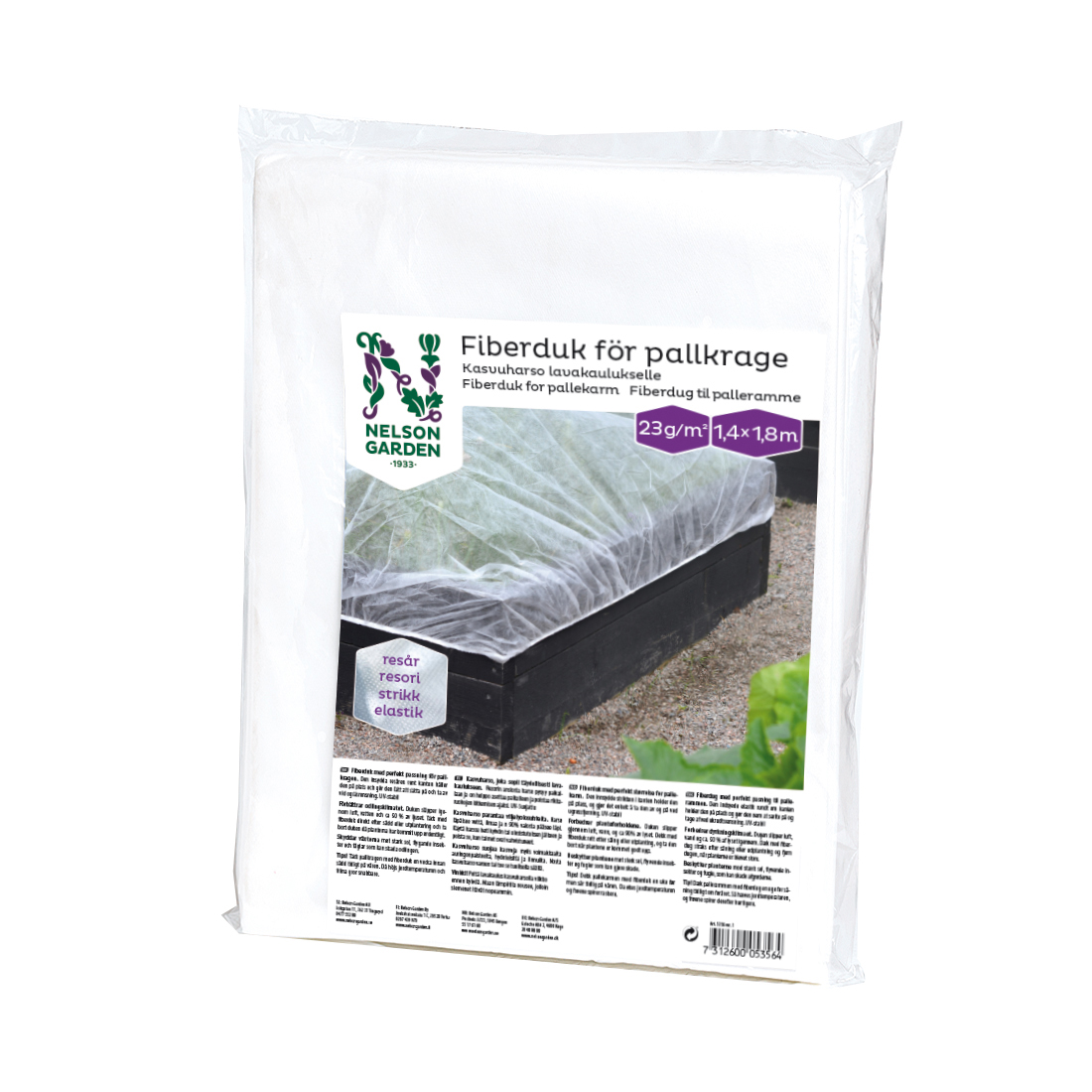 Fiberduk Nelson Garden Fiberduk UV-Stabil & Måttanpassad för Pallkrage