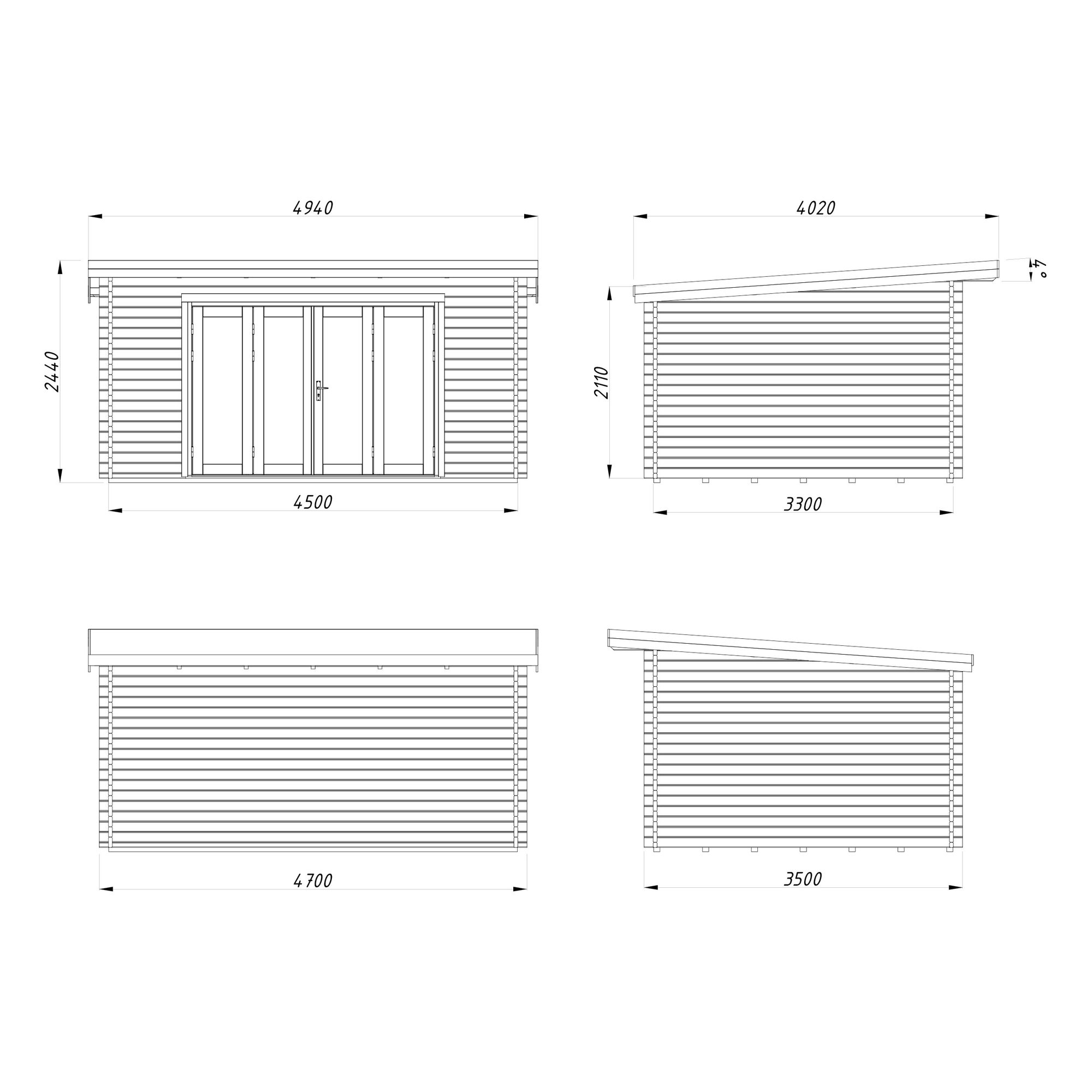 Stuga Palmako Lea 14,9 m2