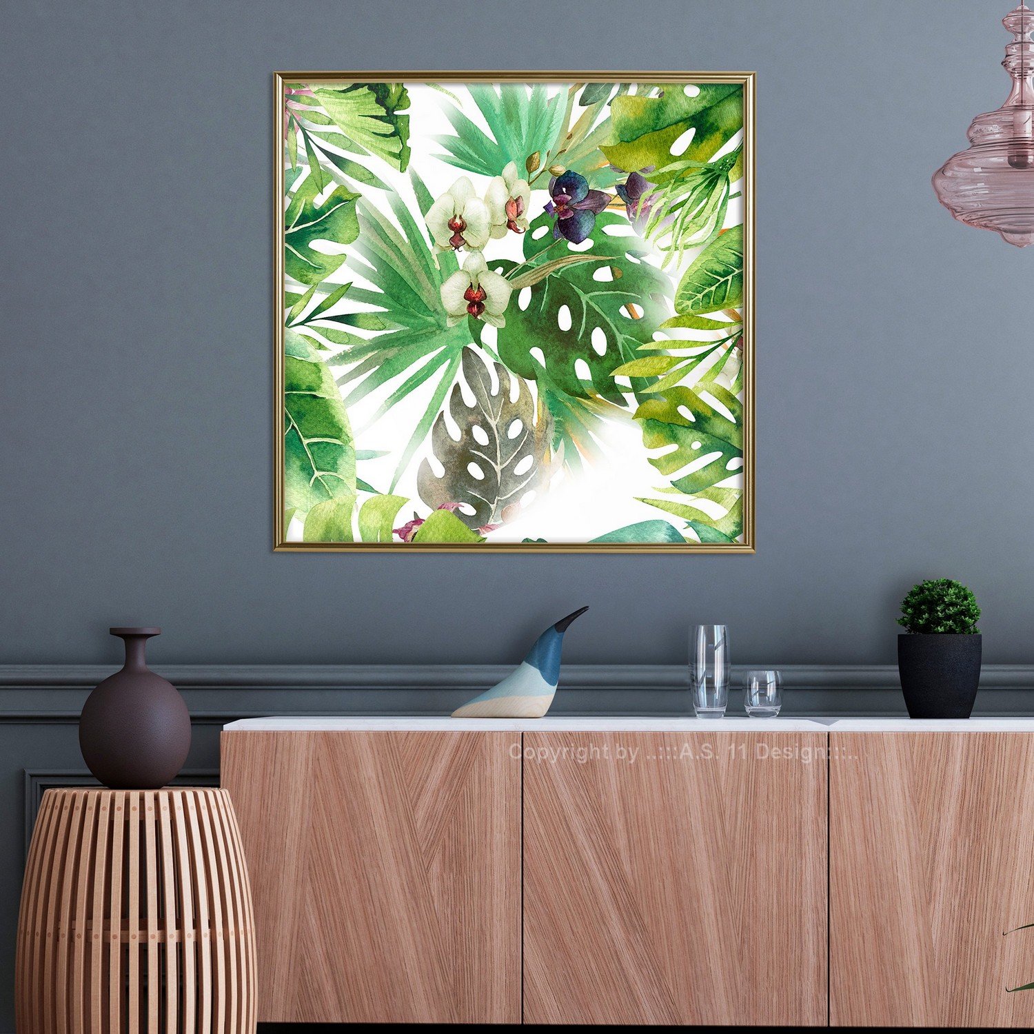 Poster Artgeist Affisch Tropical Shadow
