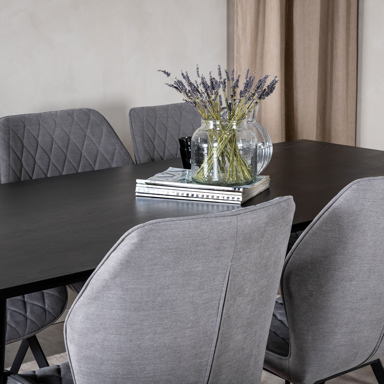 Matgrupp Venture Home Dipp med 6 Gemma stolar