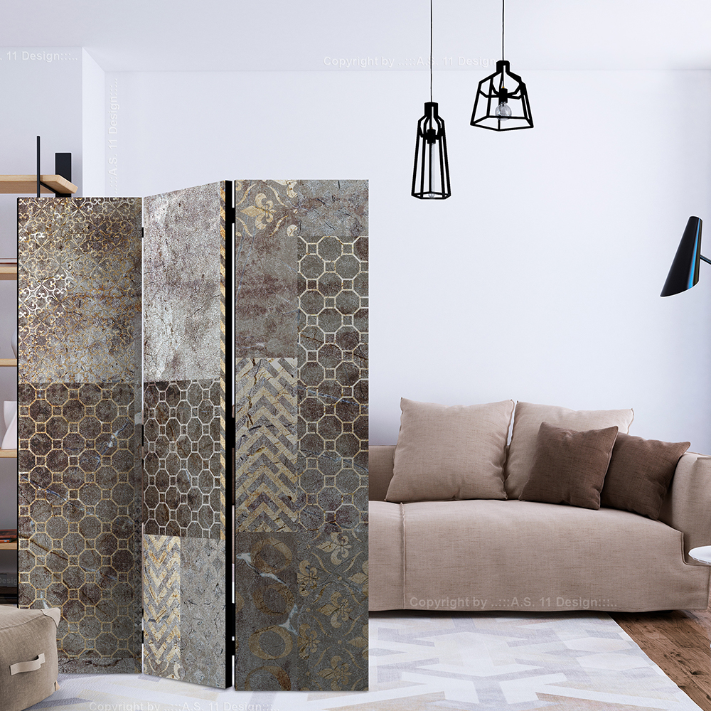 Rumsavdelare Skärmvägg Arkiio Geometric Textures 135x172 cm