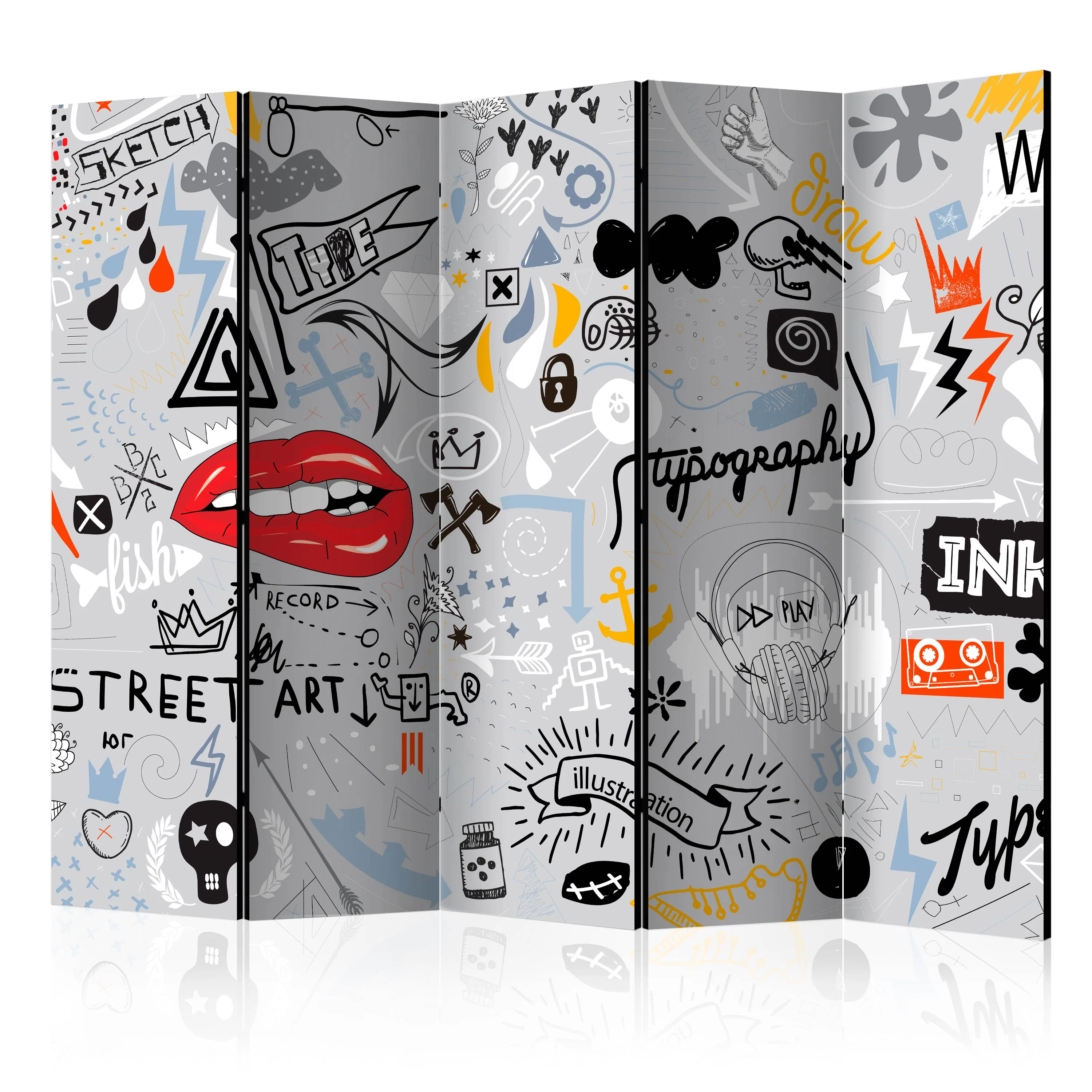 Rumsavdelare Arkiio Stream of Thought II 225x172 cm