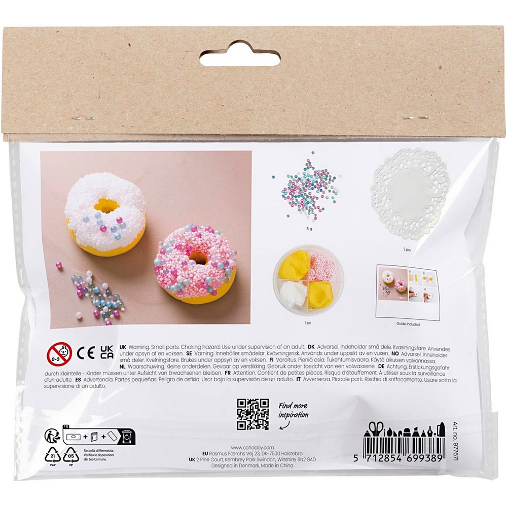 DIY-kit Creativ Company Modellera Donuts