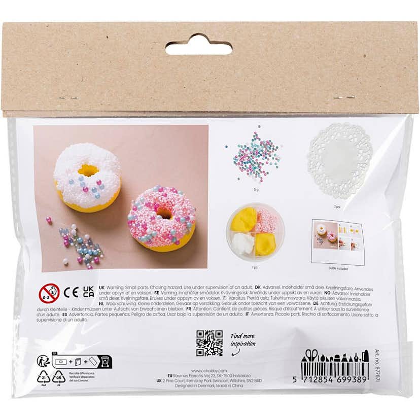 DIY-kit Creativ Company Modellera Donuts