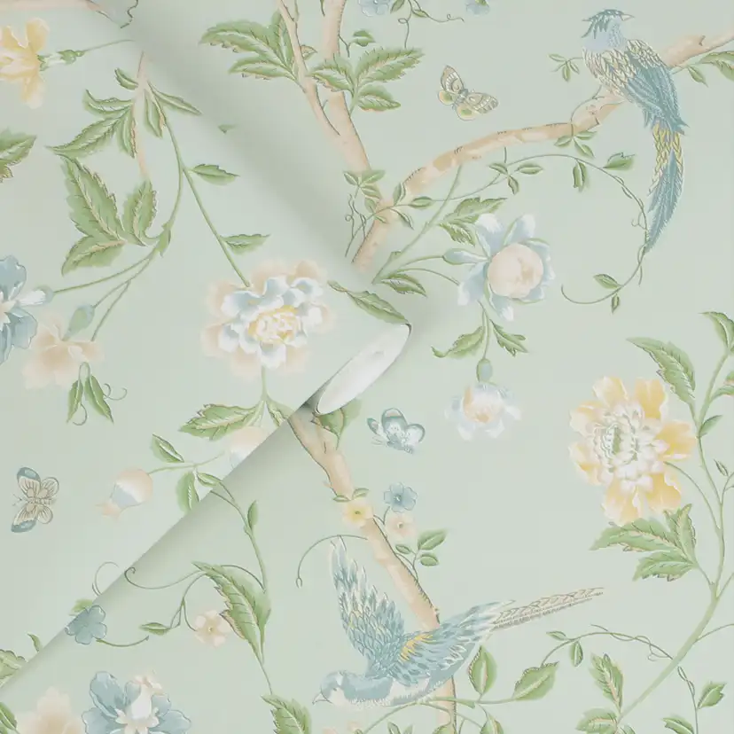 Tapet Laura Ashley Summer Palace Eau De Nil 121407