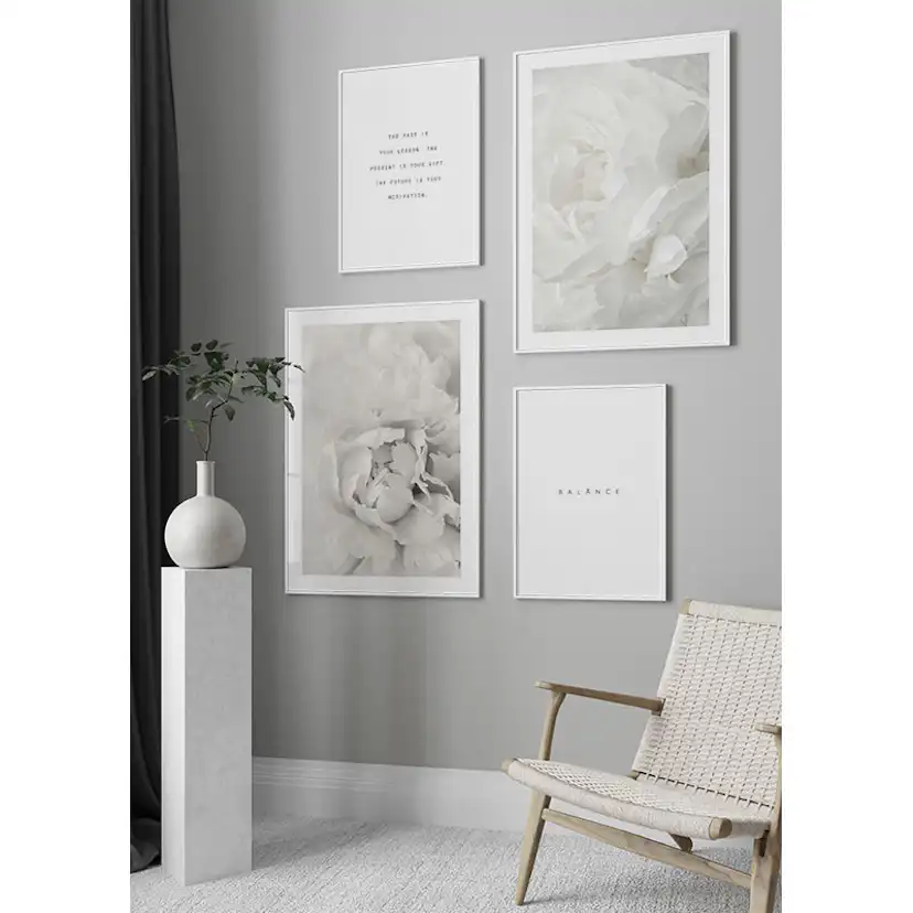 Poster Gallerix White Rose No1
