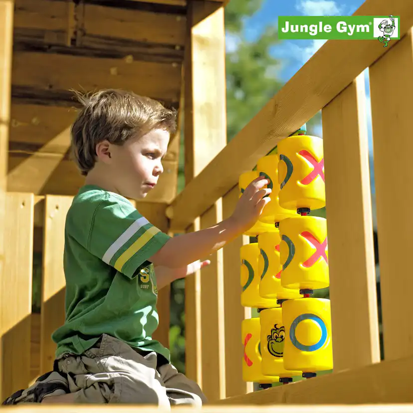 Luffarschack Jungle Gym Tic Tac Toe Tre i Rad för Barn