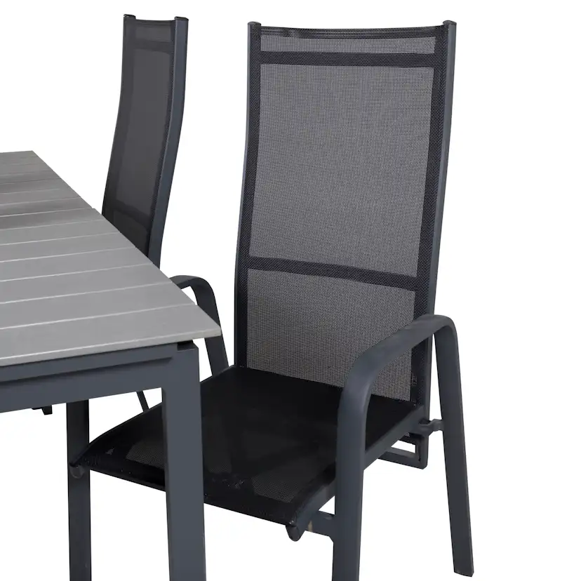 Matgrupp Venture Home Lova 160/240 med 4 Copacabana Stolar
